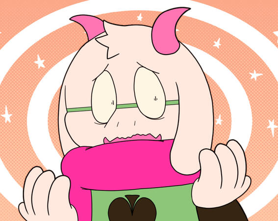 Ralsei, in an homage to GHOST's Appetite of a People-Pleaser, panickily looks around, hands anxiously raised under his face as text at the bottom reads in all caps: "Aren't I more than everything?"